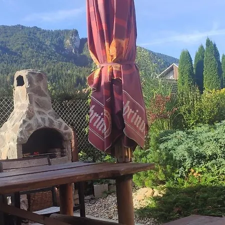 Деревянный коттедж Chata Polovica